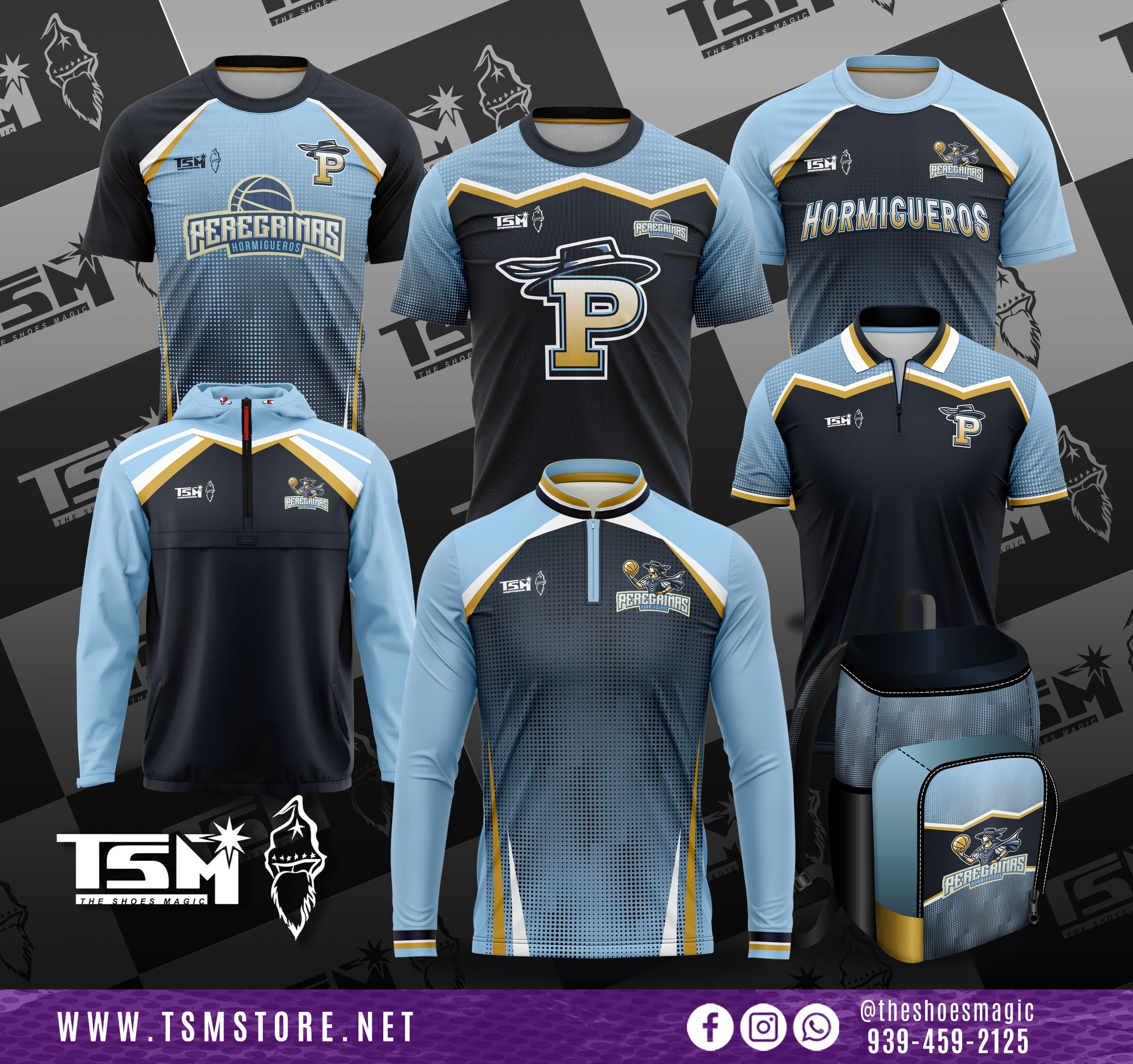 Equipación completa uniformes deportivos Puerto Rico